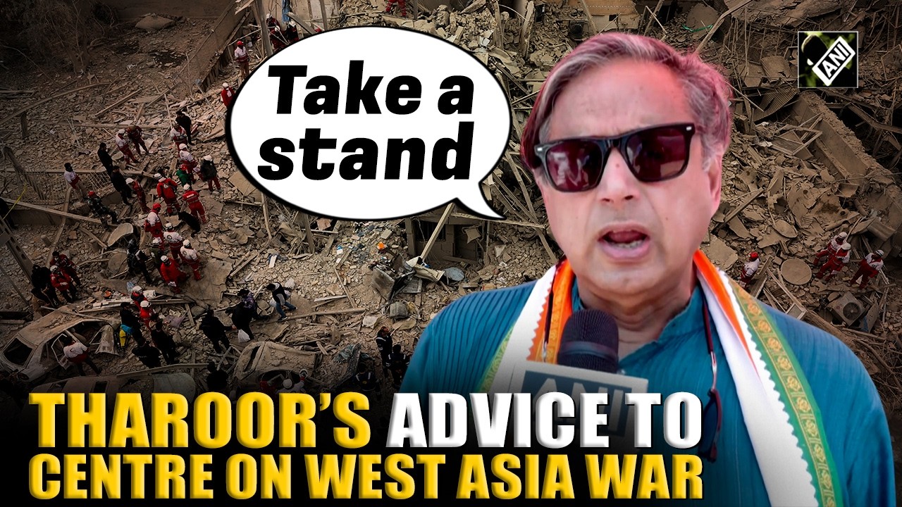 &ldquo;World wants peace&hellip;&rdquo; Shashi Tharoor speaks on West Asia war, urges Centre to endorse India&rsquo;s stand