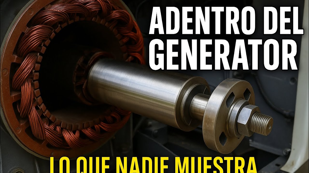 “Lo que NADIE te enseña de un Generador Generac: Rotor y Estator explicados”