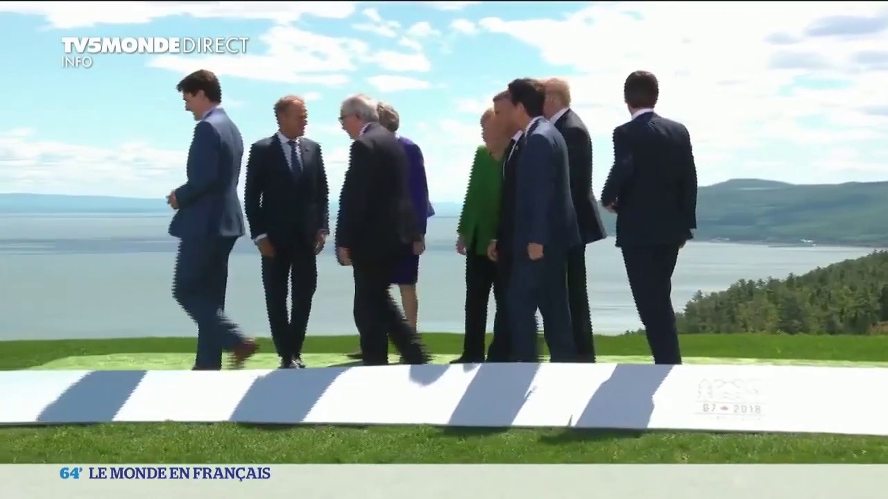 Sommet du G7 au Canada: sourires de façade et discussions tendues