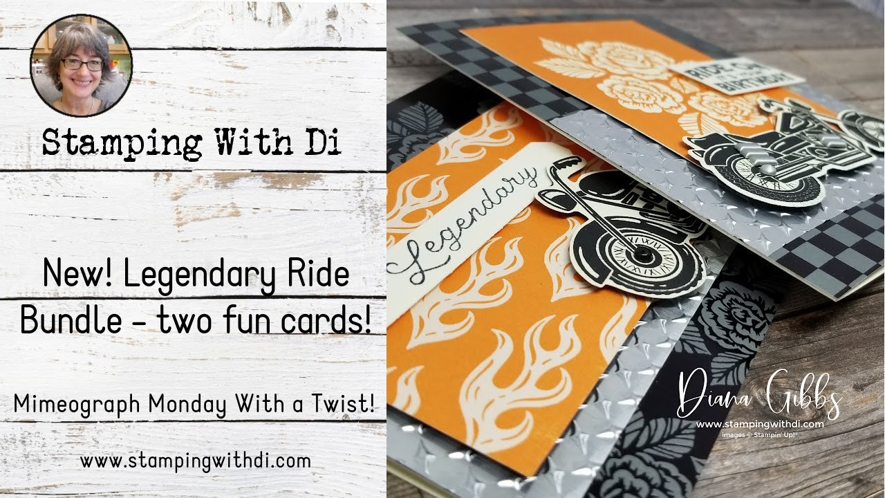 New! Legendary Ride Bundle - Mimeograph Monday With a Twist! | Stampin' Up!