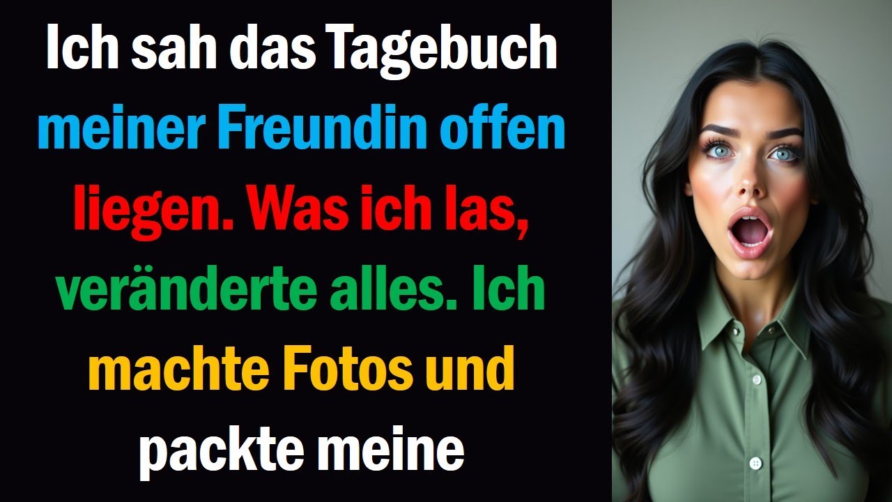 Ich sah das Tagebuch meiner Freundin offen liegen. Was ich las, veränderte alles. Ich machte Fotos