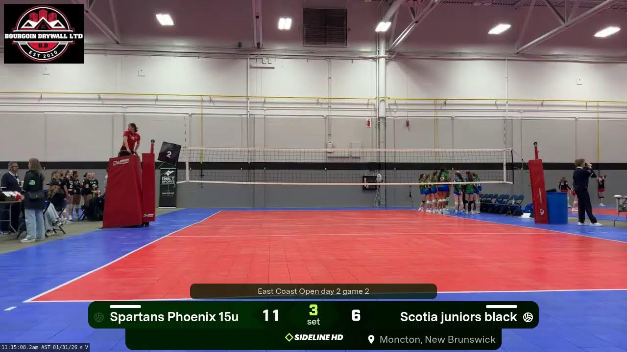 Spartans Phoenix 15u @ Scotia juniors black (2026.01.31)
