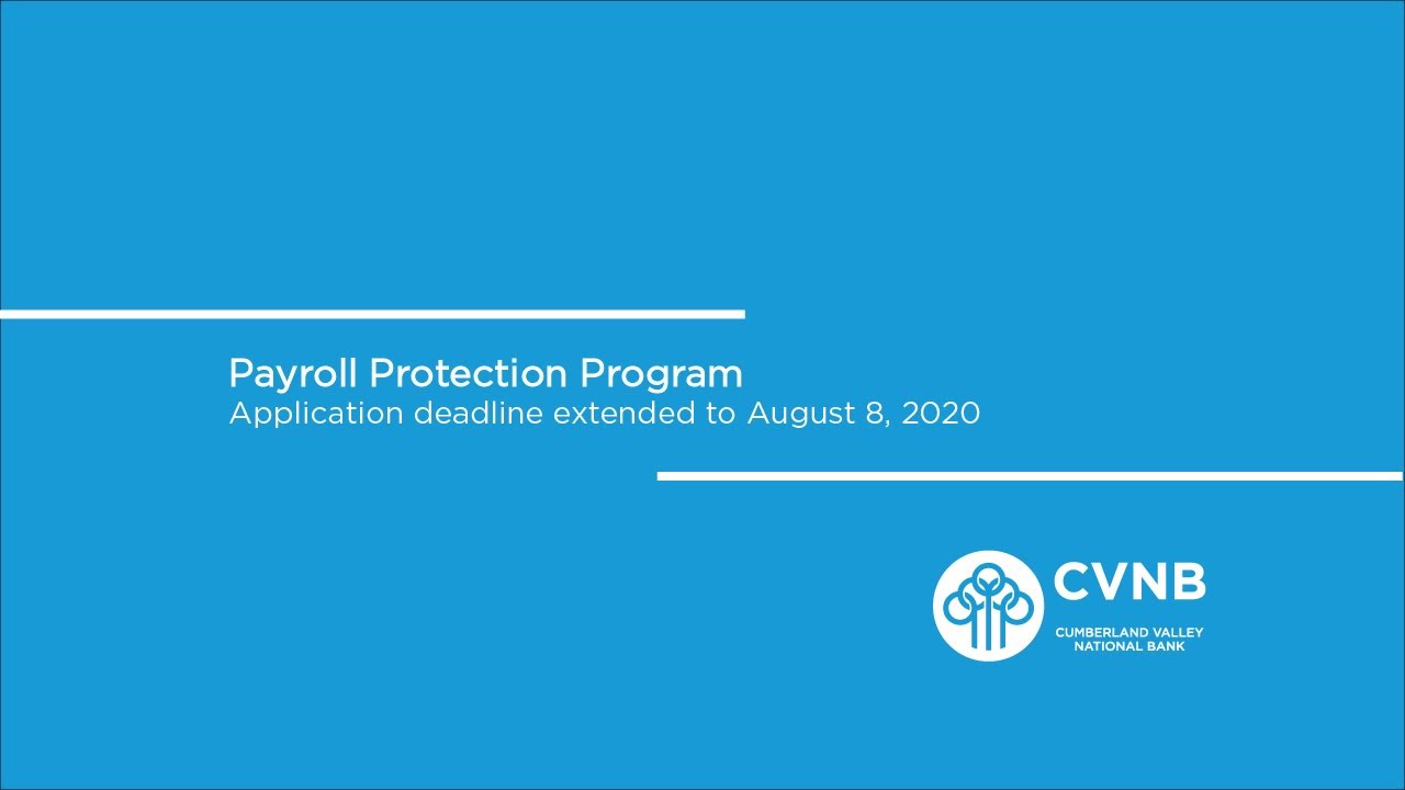 PPP Loan Application Extension