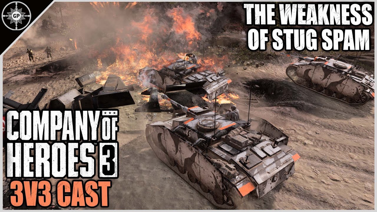 Слабое место спама Stug | Разрыв Гейбса в формате 3 на 3 | CoH3 Cast 2.0 #88
