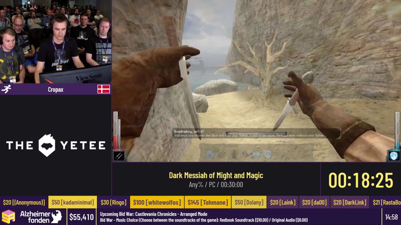 Dark Messiah of Might and Magic [Any%] by Cropax - #ESASummer19