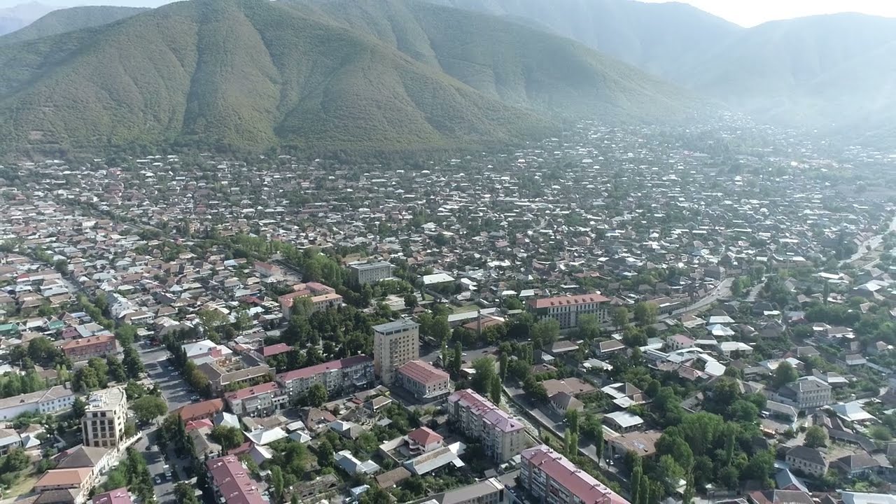 Şəki şəhəri - Dron g&ouml;r&uuml;nt&uuml;s&uuml; | Sheki city - Drone