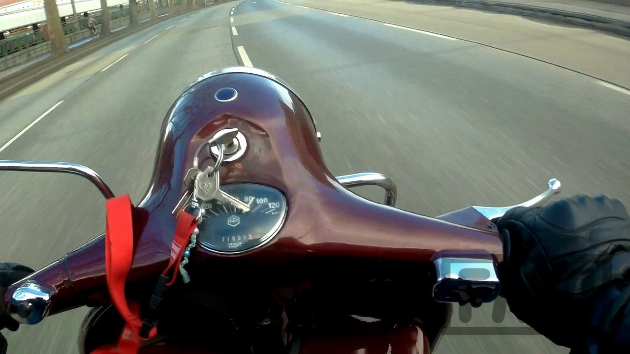 vespa POLINI original BOX 1st testdrive rally 200 exhaust marmitta