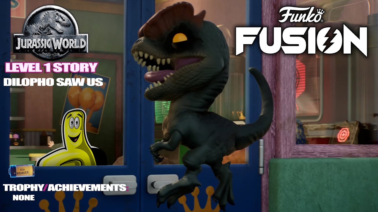 Funko Fusion: Jurassic World / Level 1 Dilopho Saw Us STORY - HTG