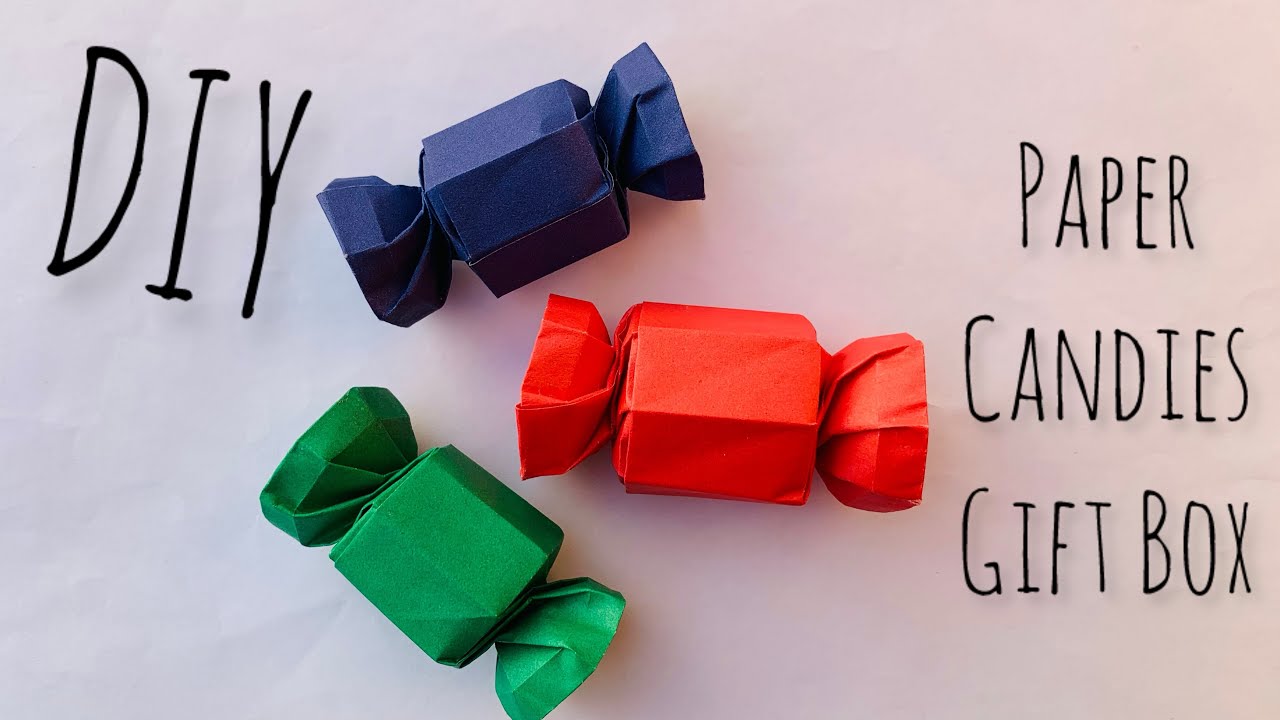 Easy DIY Paper Mini Candies Gift Boxes | Cute Gift Idea 🎁🍬