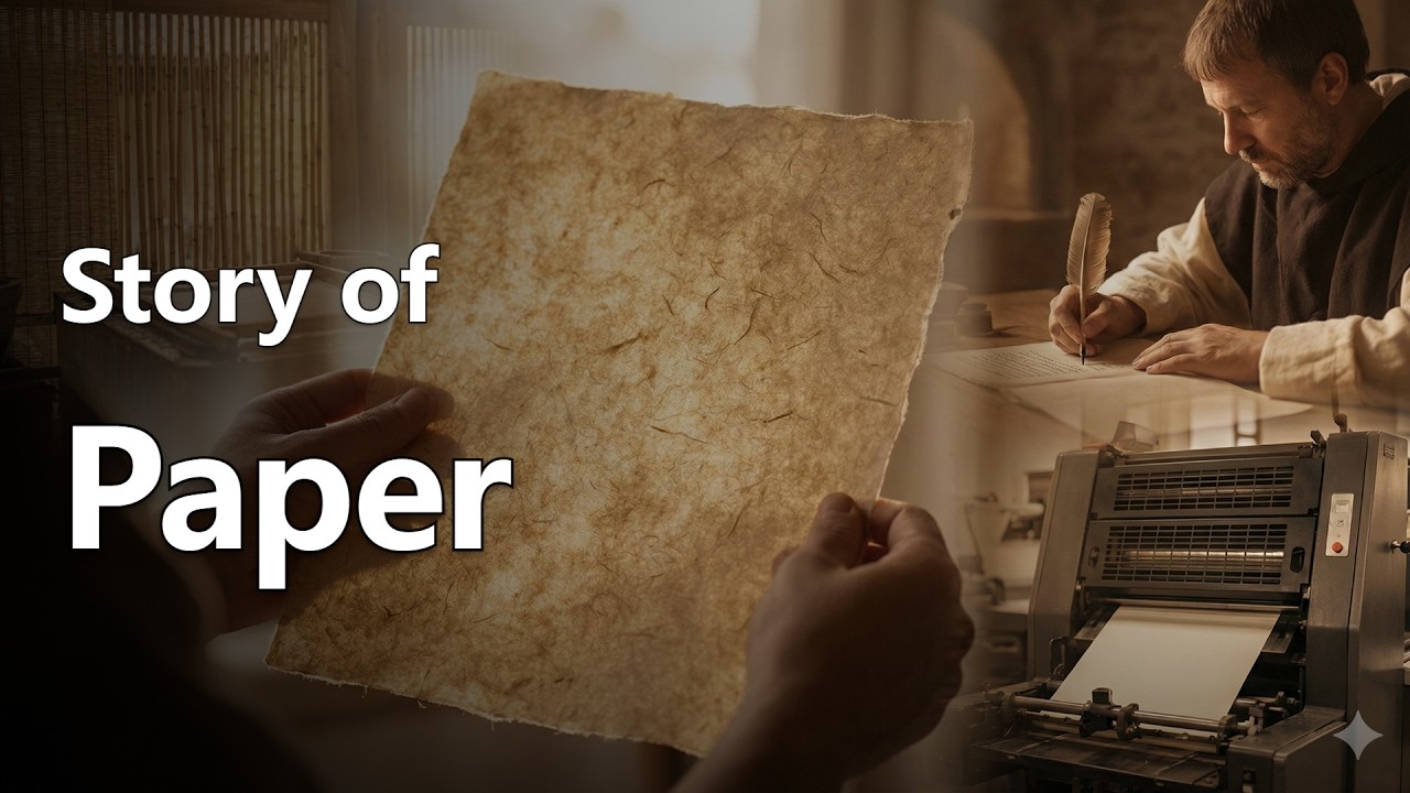 The Story of Paper - From Cai Lun to the Modern World | The Story of Paper | Learn English Naturally