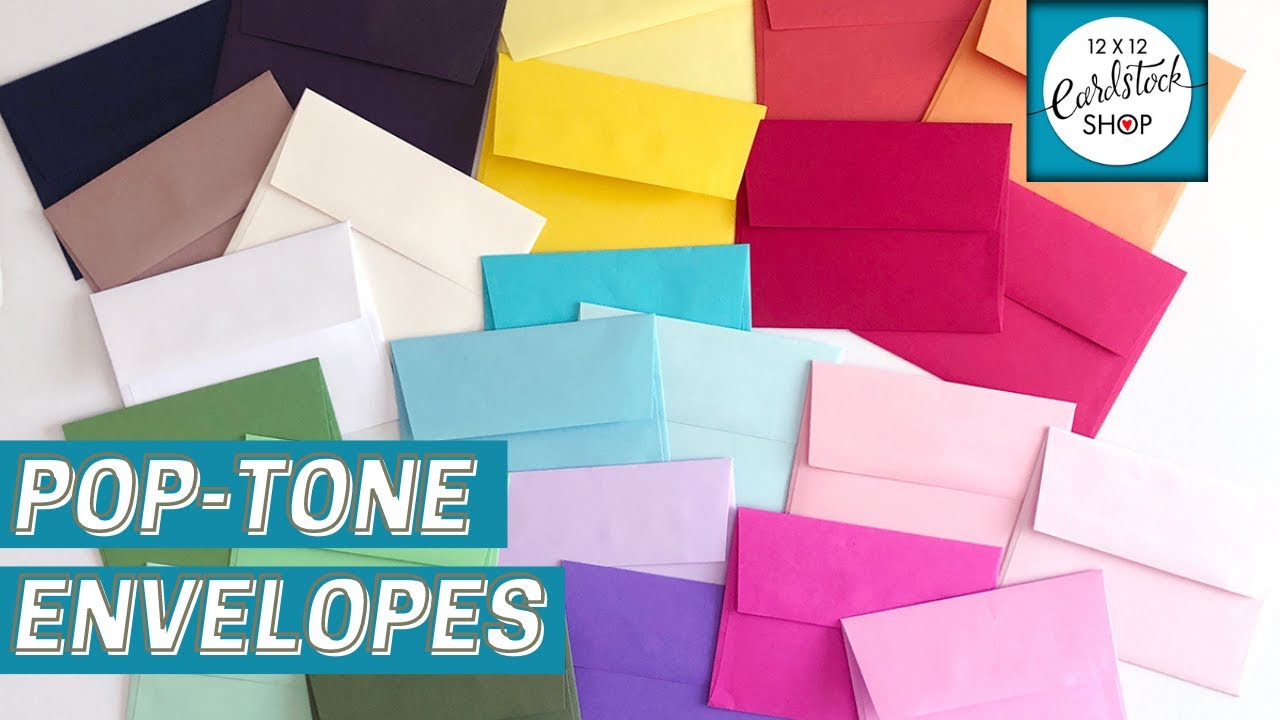 Where to Buy Pop-Tone Envelopes in All the Colors