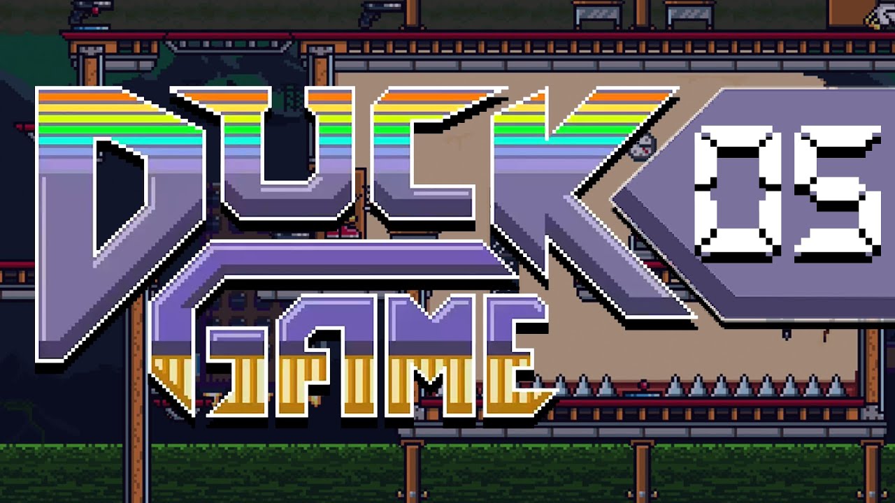 DUCK GAME w/ POKEAIMMD, GATOR, LEO & steve 