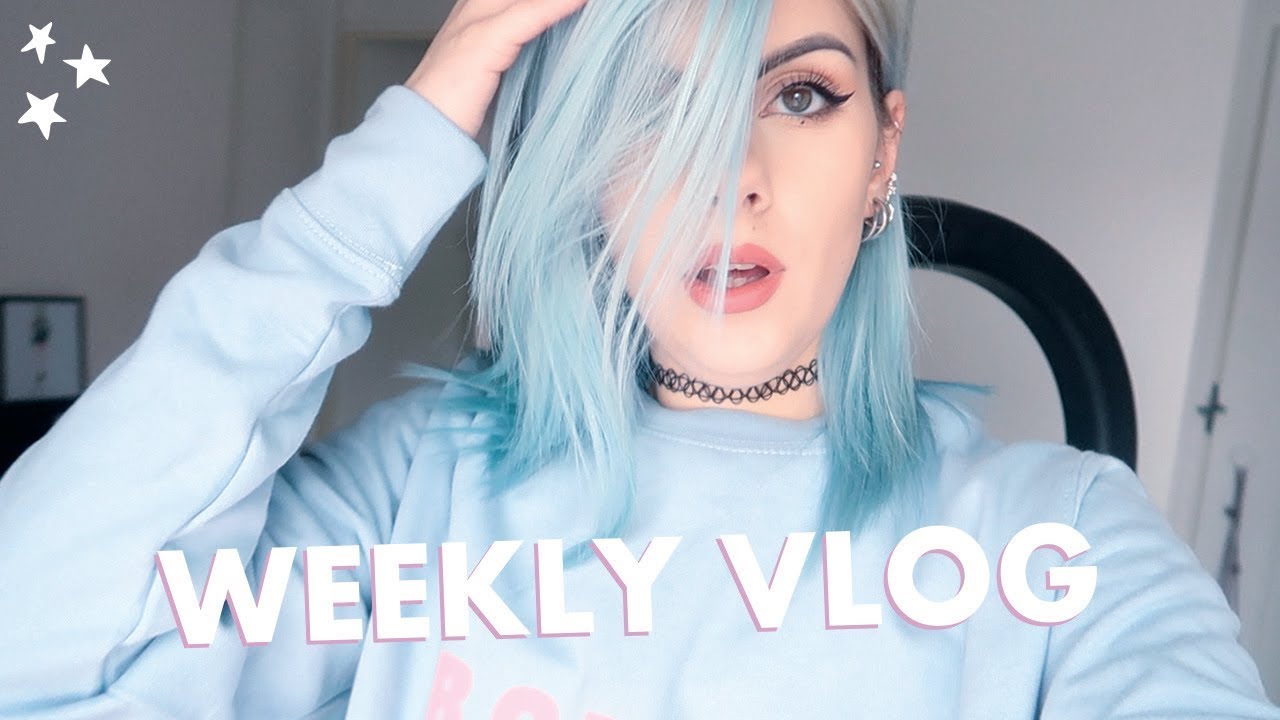 NEW BLUE HAIR | Weekly Vlog 2018 #13