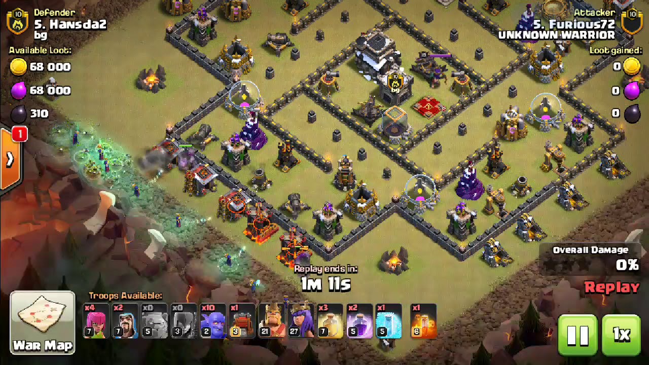 Th10 vs Th9 | 3 Star Bowitch Attack | 2020 Strategy