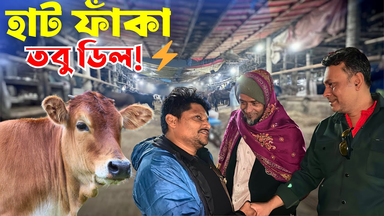 ফাঁকা হাটে চোখের পলকে ডিল! ⚡ | Gabtoli Goru Haat | Akram Vai Goru Kena | 6 Feb 2026