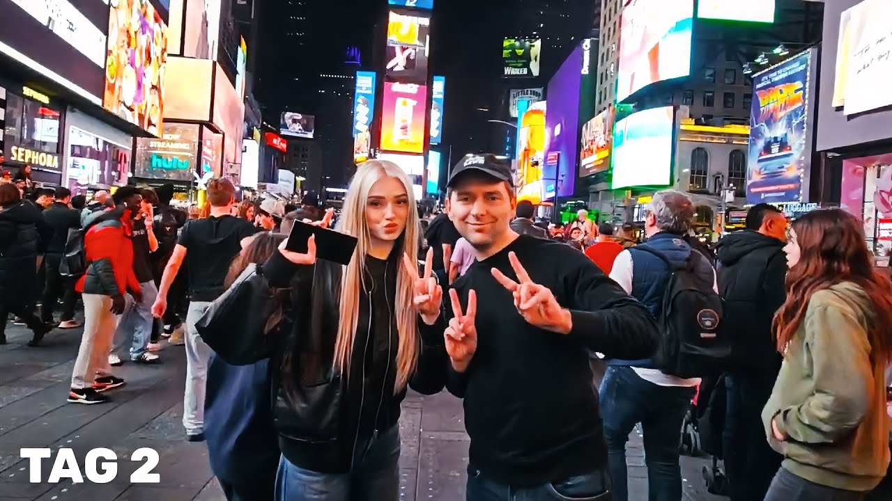 AM NEW YORK TIMES SQUARE MIT RONNY & ADAM | VLOG 114