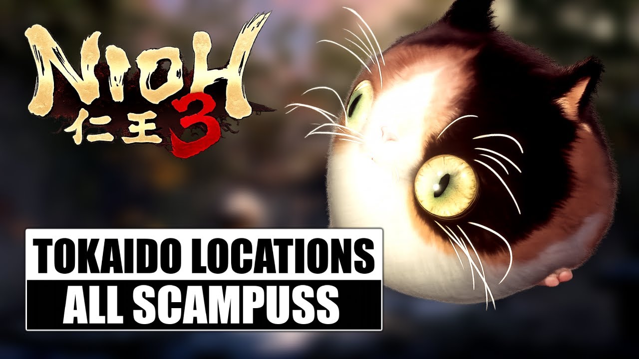 Nioh 3 - Tokaido All Scampuss Locations