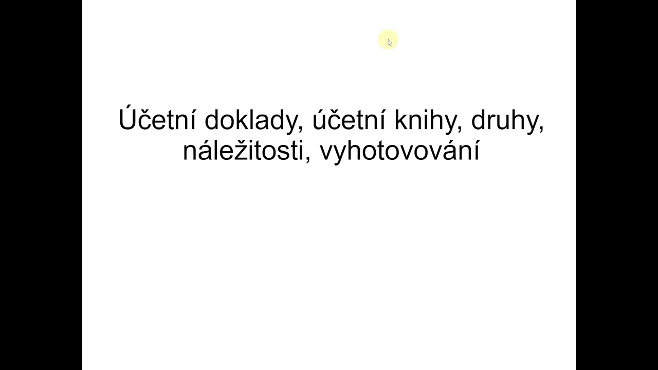 Finanční účetnictví   4  díl   účetní doklady a knihy