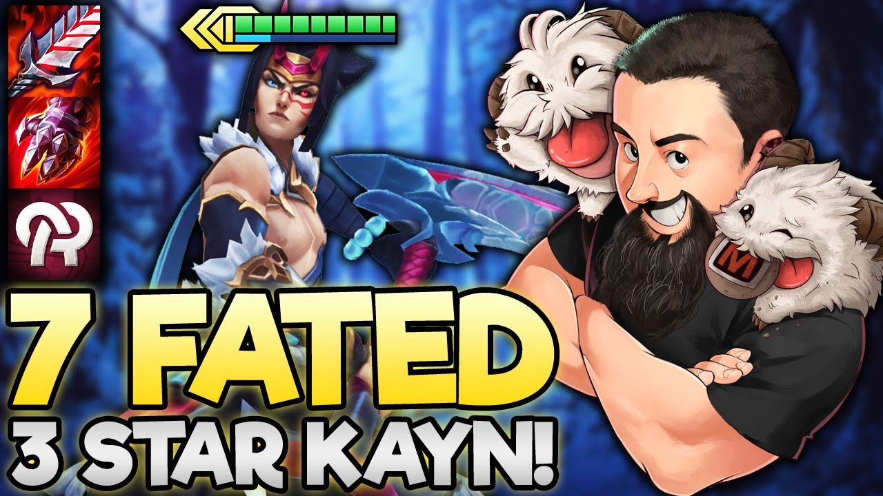 3 Star Kayn - Sweatiest Win Ever!! | TFT Inkborn Fables | Teamfight Tactics