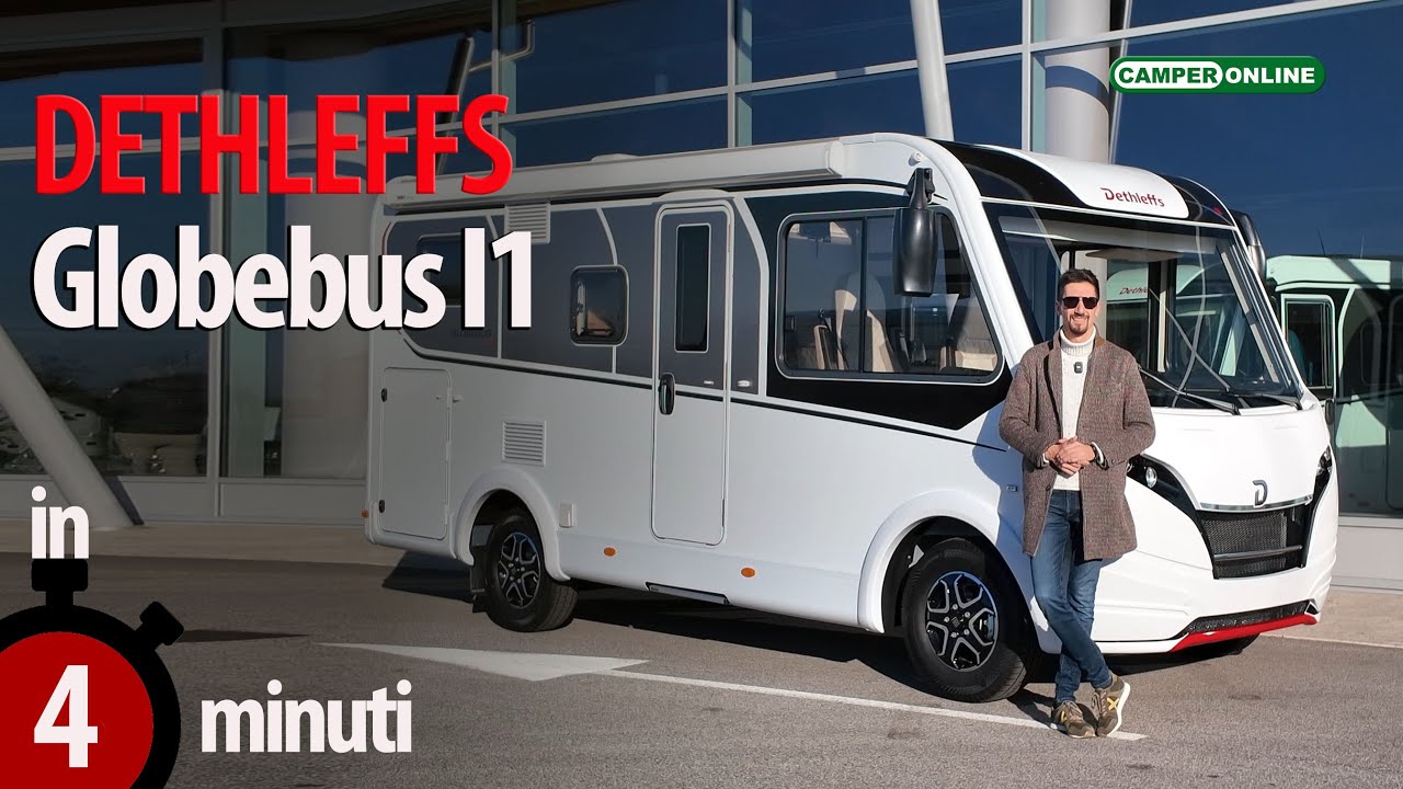 Globebus I 1 in 4 minuti: il motorhome compatto che sorprende!