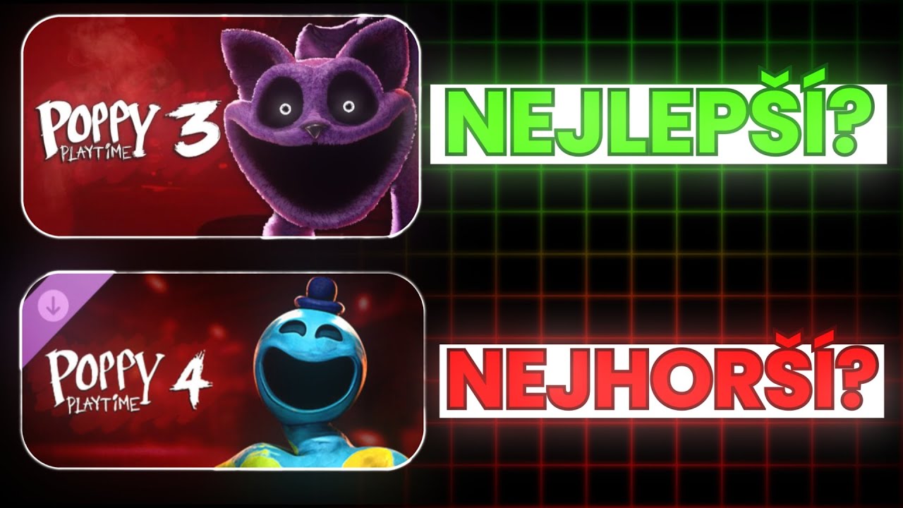 Která Poppy Playtime kapitola byla nejlepší?