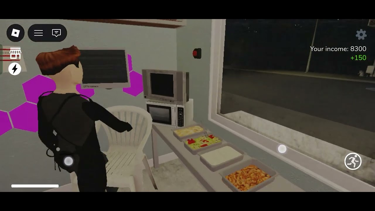 لعبت انا و عمر لعبه scary shawarma Roblox 