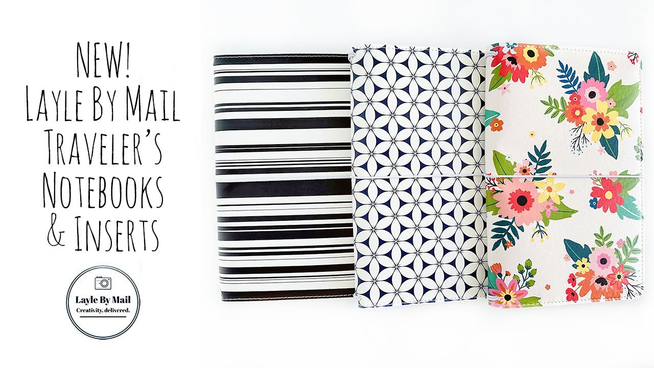 NEW!  Layle By Mail Traveler's Notebooks & Inserts