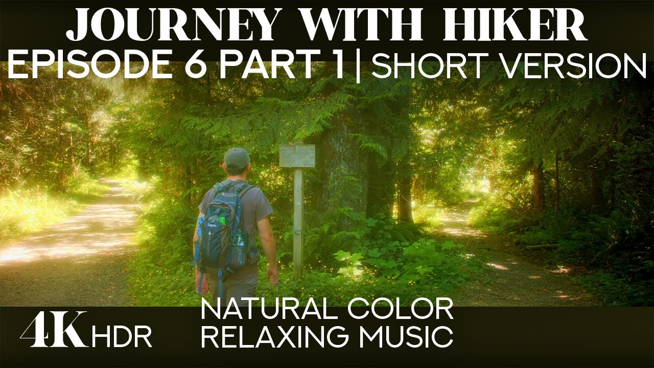 Echo Peak Loop Trail, WA - 4K HDR Journey with Hiker #6 - Part 1/ Natural Color / Short / Anamorphic