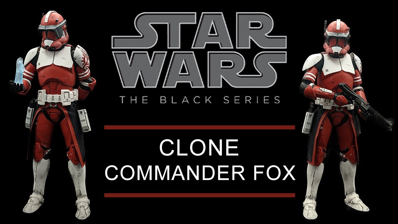 Star Wars Black Series Commander Fox Custom