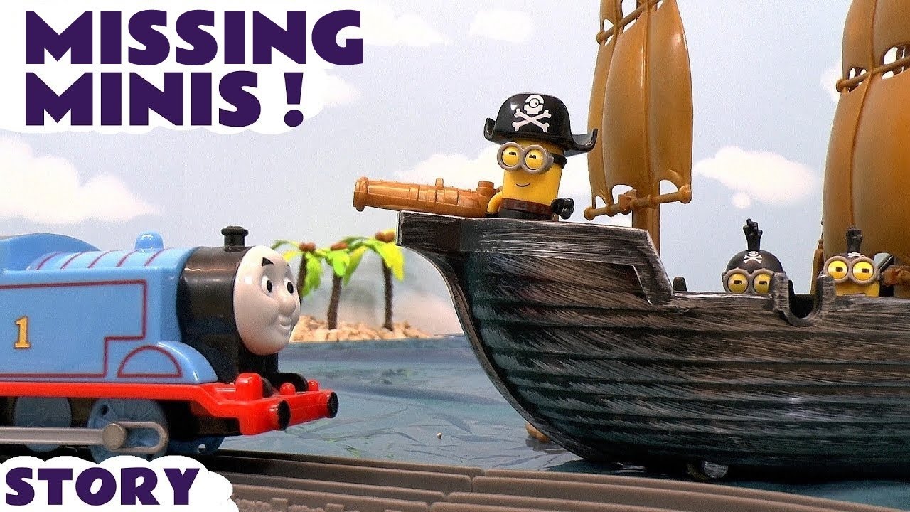 Thomas and Friends Hidden Minis Story On A Minions Pirate Ship