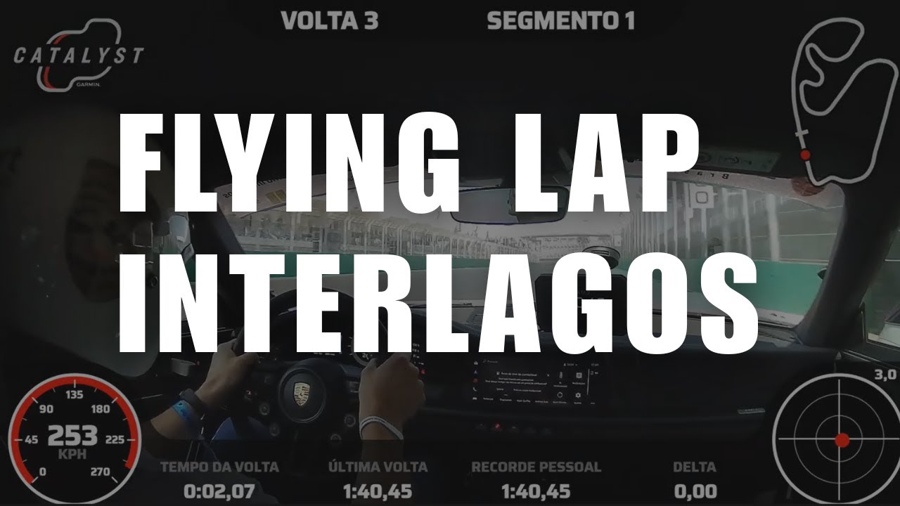 Porsche GT3 RS em Interlagos (254 km/h na Reta!)