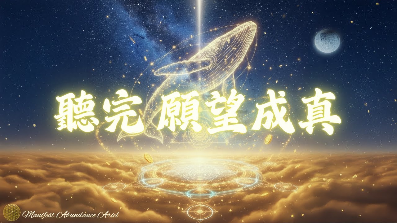 心想事成頻率：讓所有願望在 24 小時內開始發生！吸引無限豐盛與好運 528Hz