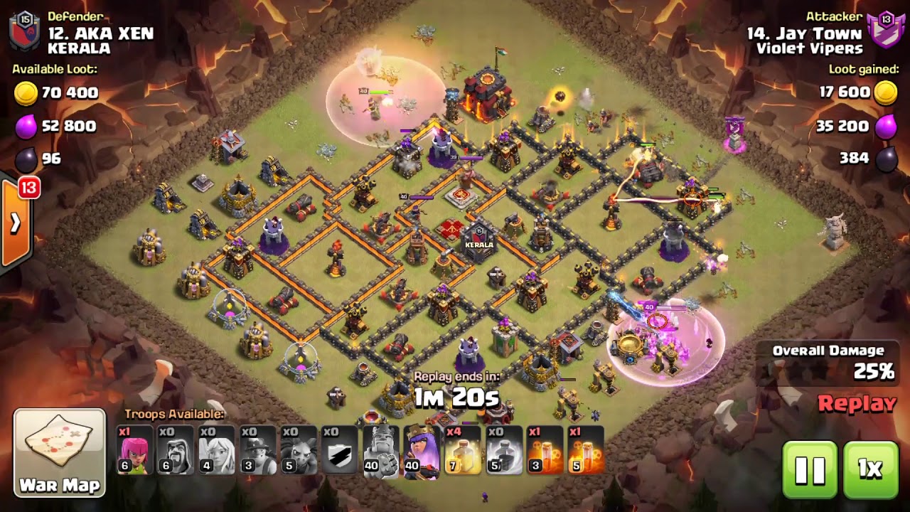 Clash of Clans TH10 Mass Miner 3 STAR ATTACK