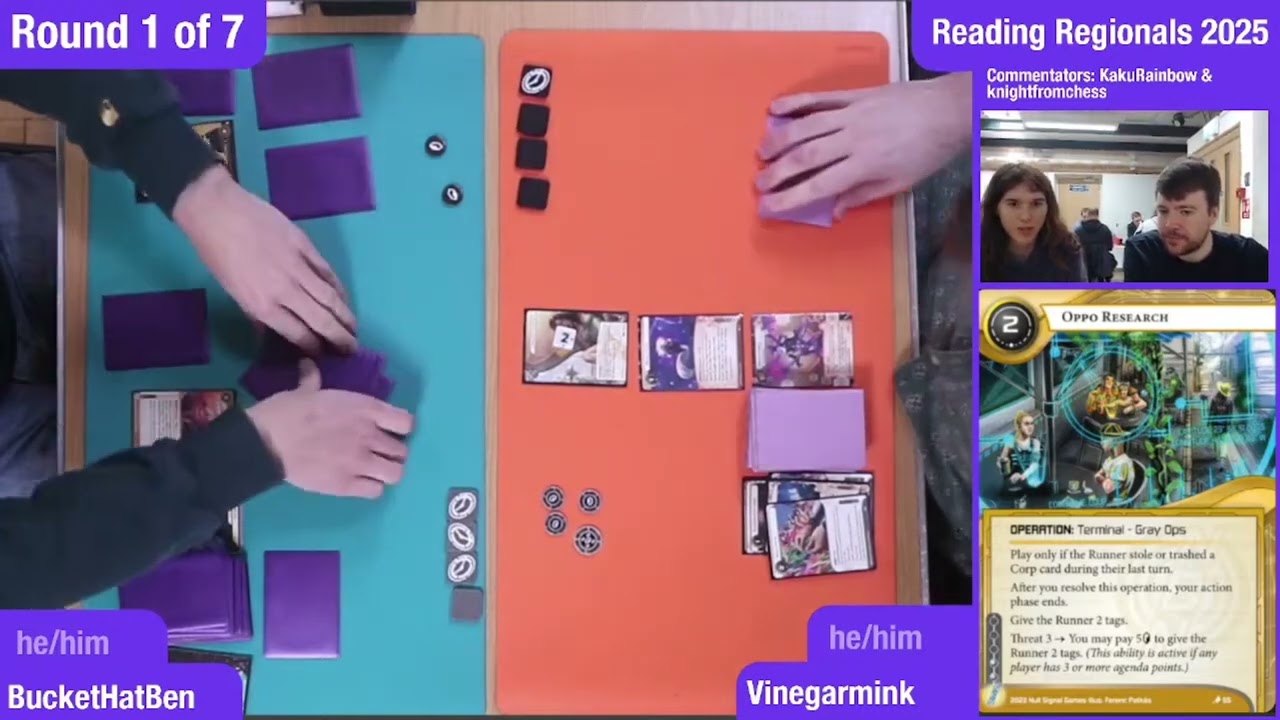 Hoshiko vs. NEH - Round 1 - Netrunner Reading Regionals 2025
