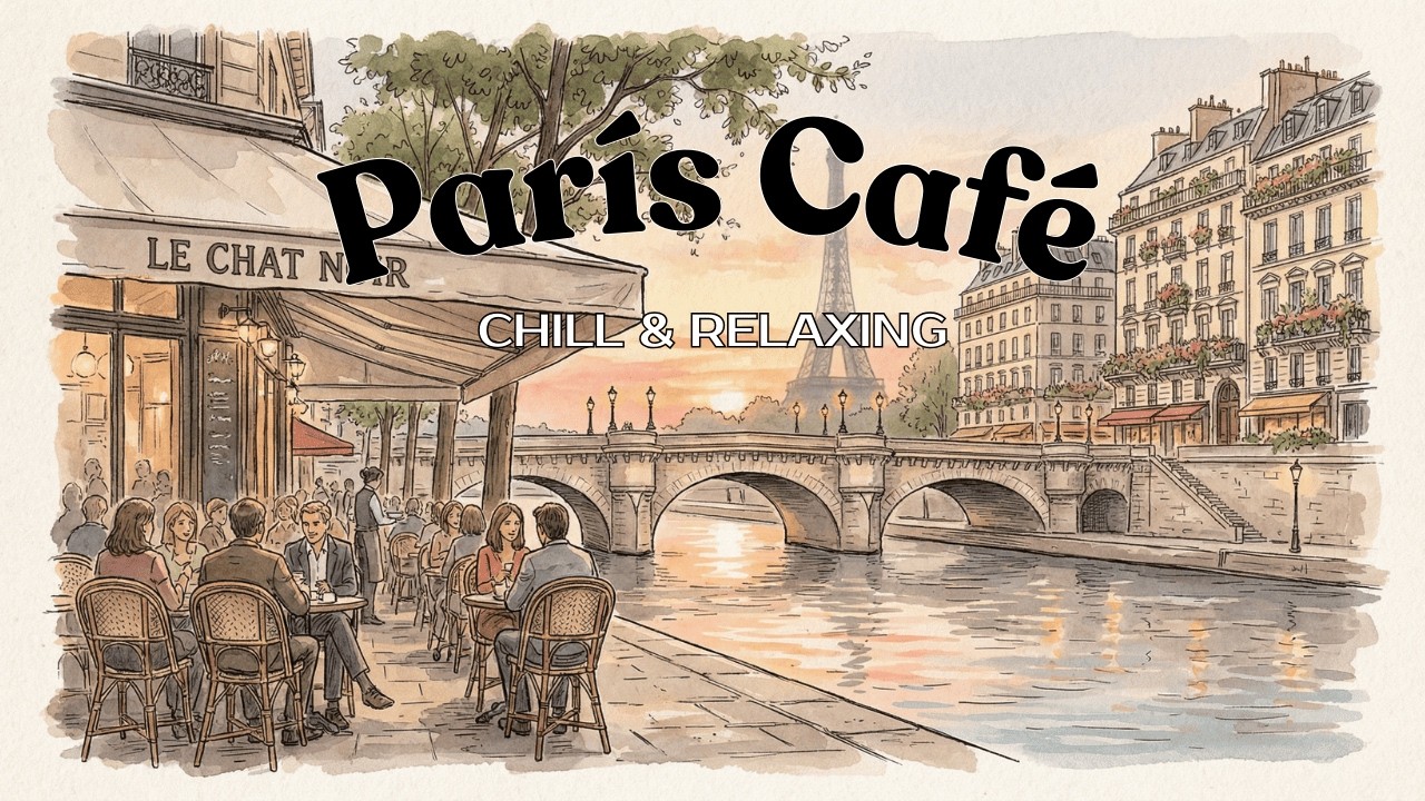 Paris Café Jazz ☕ Relaxing French Music for Work, Study & Cozy Moments