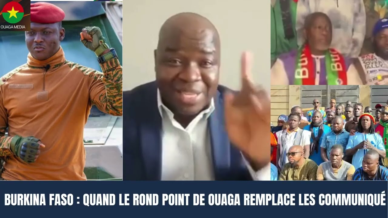 BURKINA FASO: QUAND LE ROND POINT DE OUAGA REMPLACE LES COMMUNIQUÉ DE LA RÉPUBLIQUE 