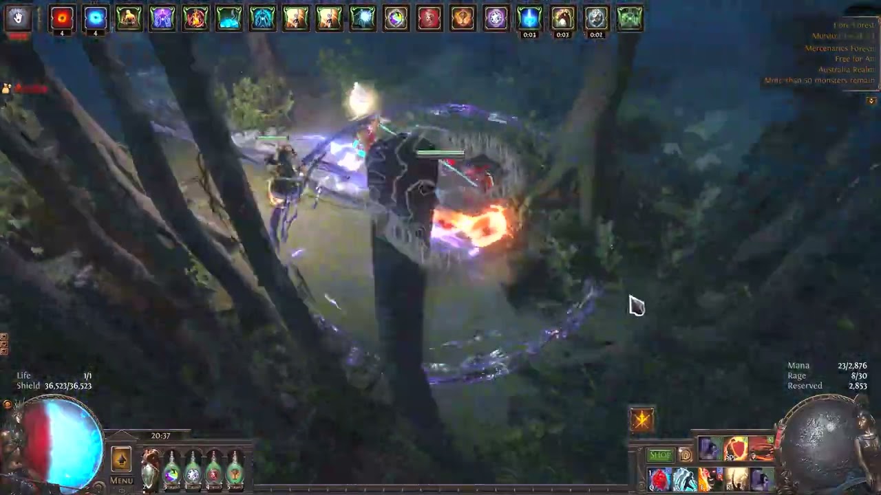 PoE 3.26 | Forbidden Rite of the Soul Sacrifice Heirophant 36k ES |Tank is on the Menu!