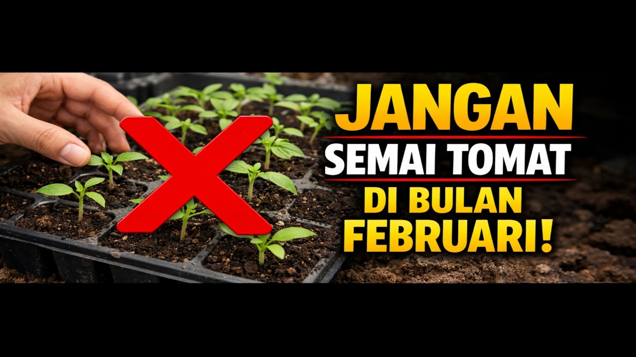 JANGAN Semai Tomat Februari Sebelum Tahu 1 Rahasia Ini! (99% Pemula Gagal)