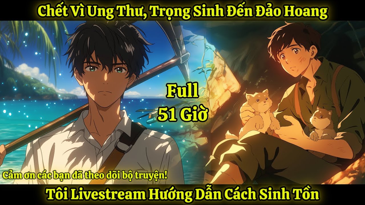 Chết Vì Ung Thư, Trọng Sinh Đến Đảo Hoang, Tôi Livestream Hướng Dẫn Cách Sinh Tồn | Full 51 Giờ