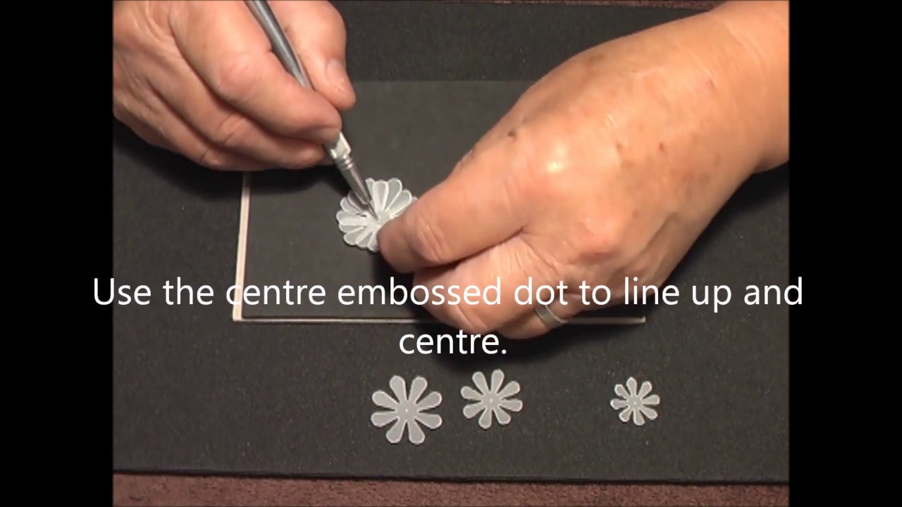 84 PCA - Parchment Craft TP3535E  3D Flower Toppers 2   Part Two Flower Assembly