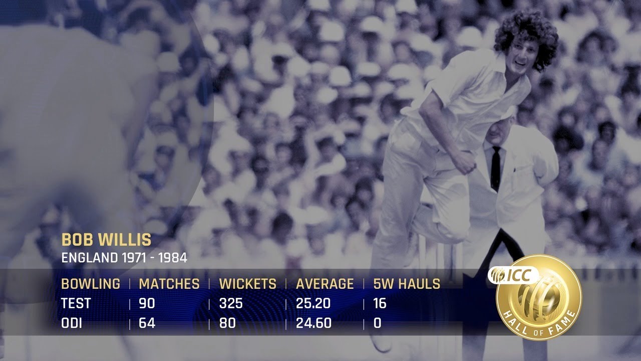Meet the ICC Hall of Famers: Bob Willis | 'One of the best fast bowlers in the world'