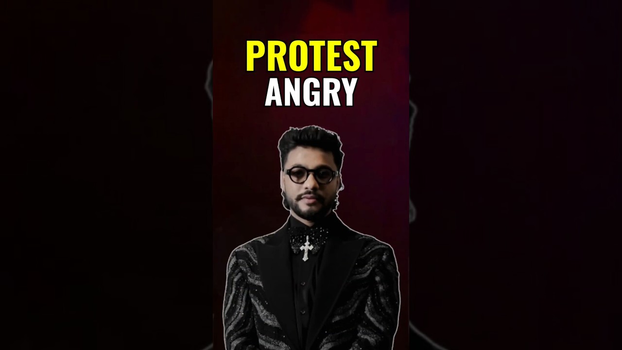Raftaar Angry CJP Protest 😠 | #shorts #cjp