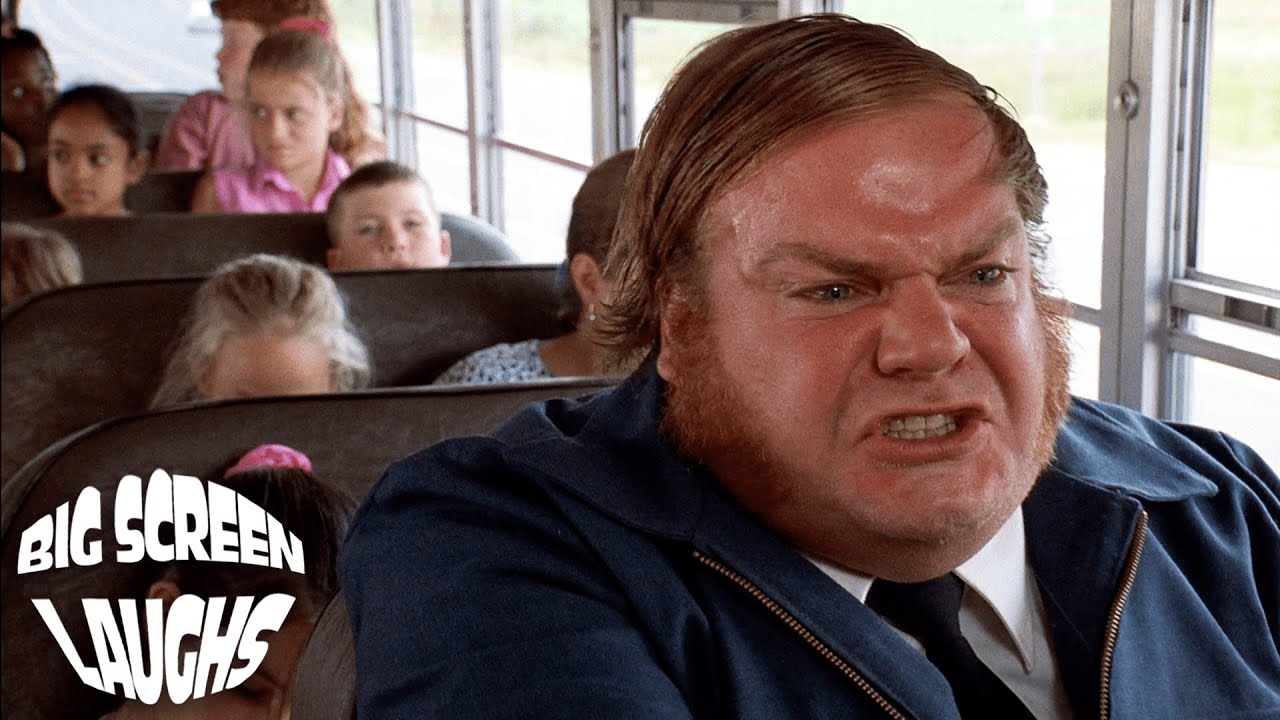 Chris Farley Angry Bus Driver Scene | Billy Madison (1995) | Big Screen Laughs