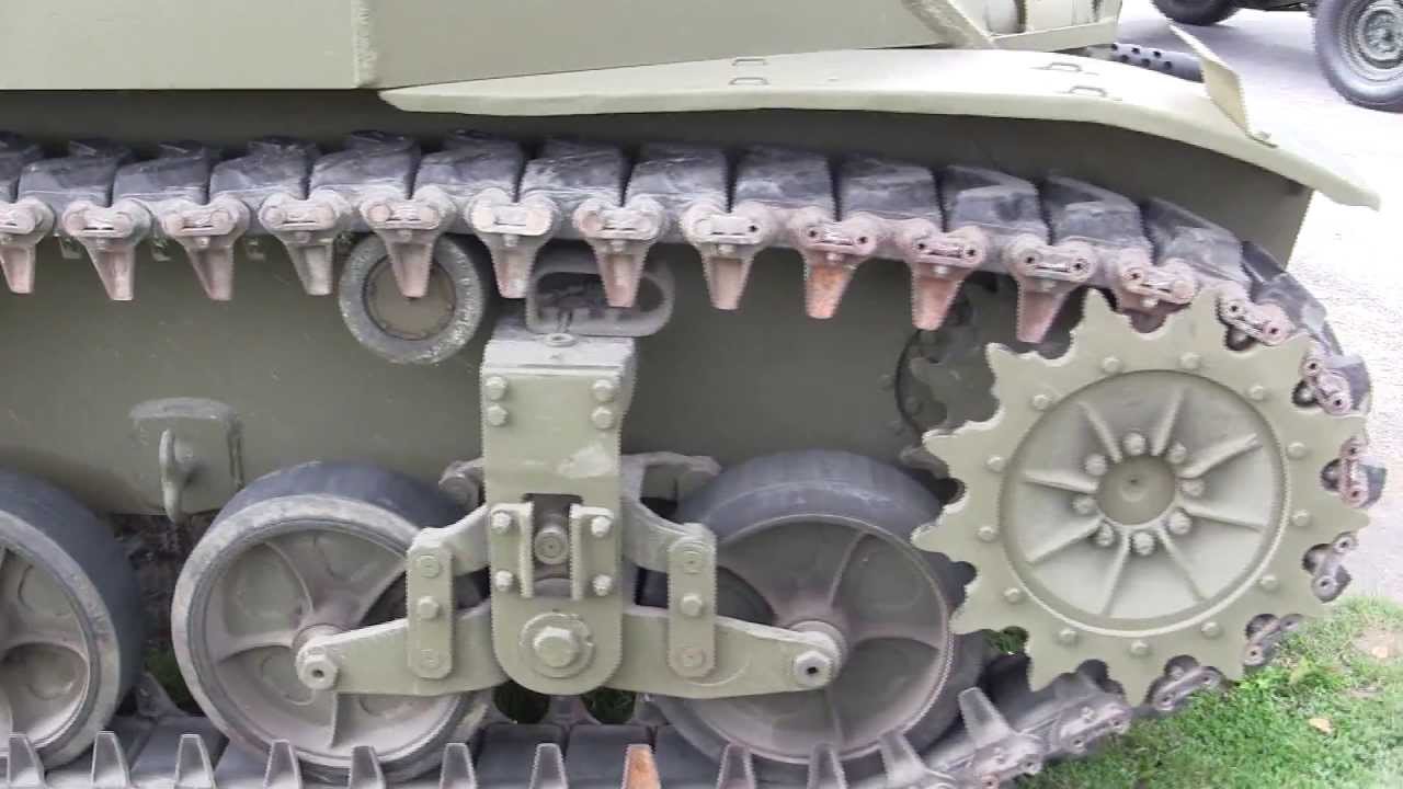 M5A1 Stuart Light tank detail walk around video. Red Ball Military Vehicle Show Gilbert PA 2013