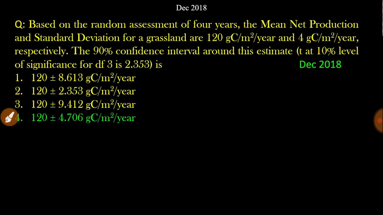 Nta net jrf (environmental sciences)|statistics numerical problems| mind mapping