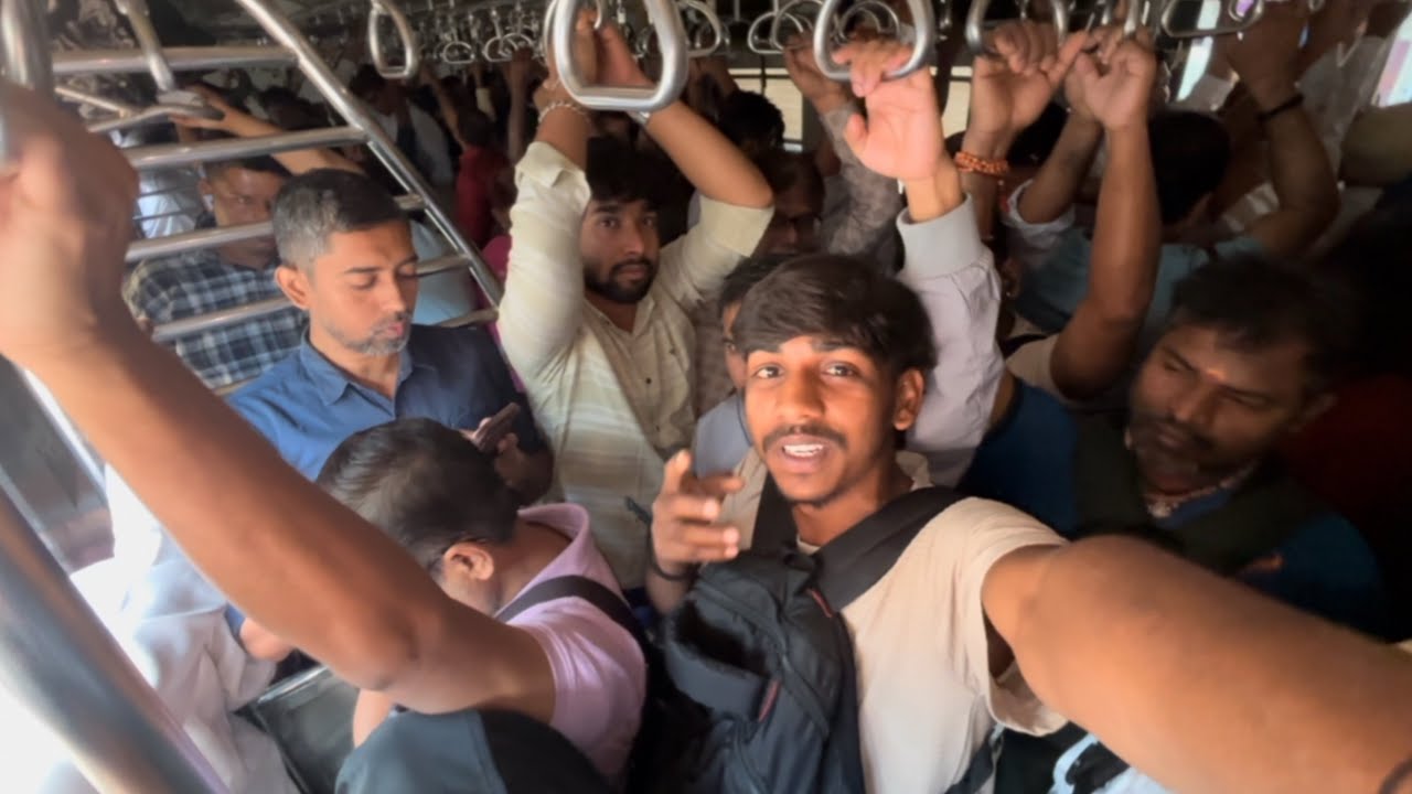 My Fist Day Mumbai Vlog😱 || Local Tren Full Gardi 😳|| puri Jankari Ek vlog me 👍