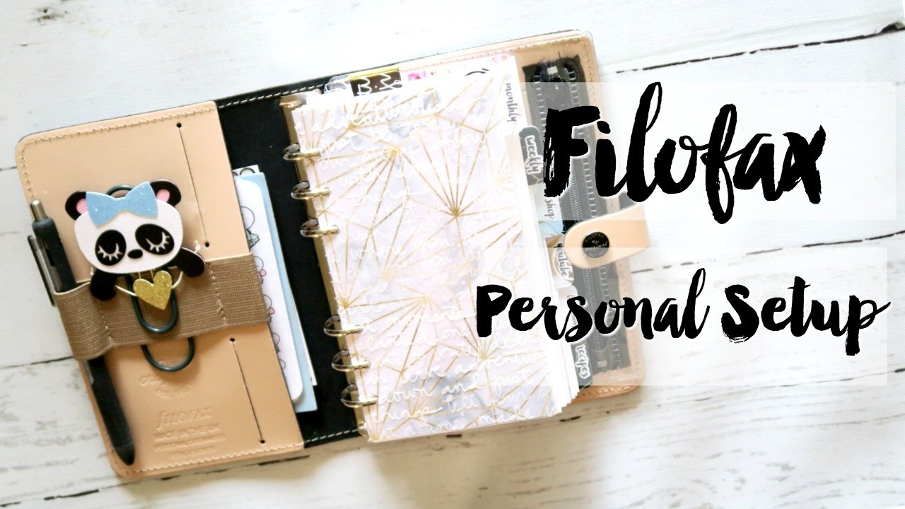 Filofax Personal Planner Setup | Raspberyl Designs