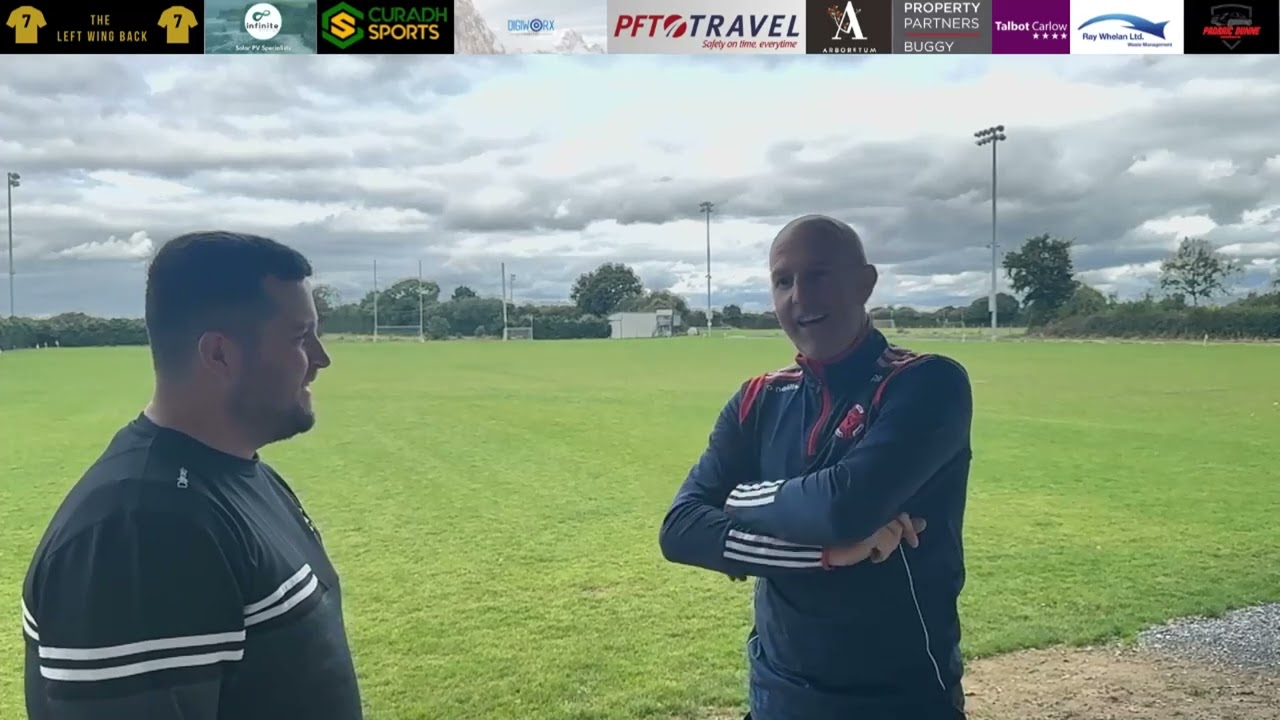 Paddy Byrne of Ballon ahead of the 2024 Carlow Junior A Football Championship Final v Leighlinbridge