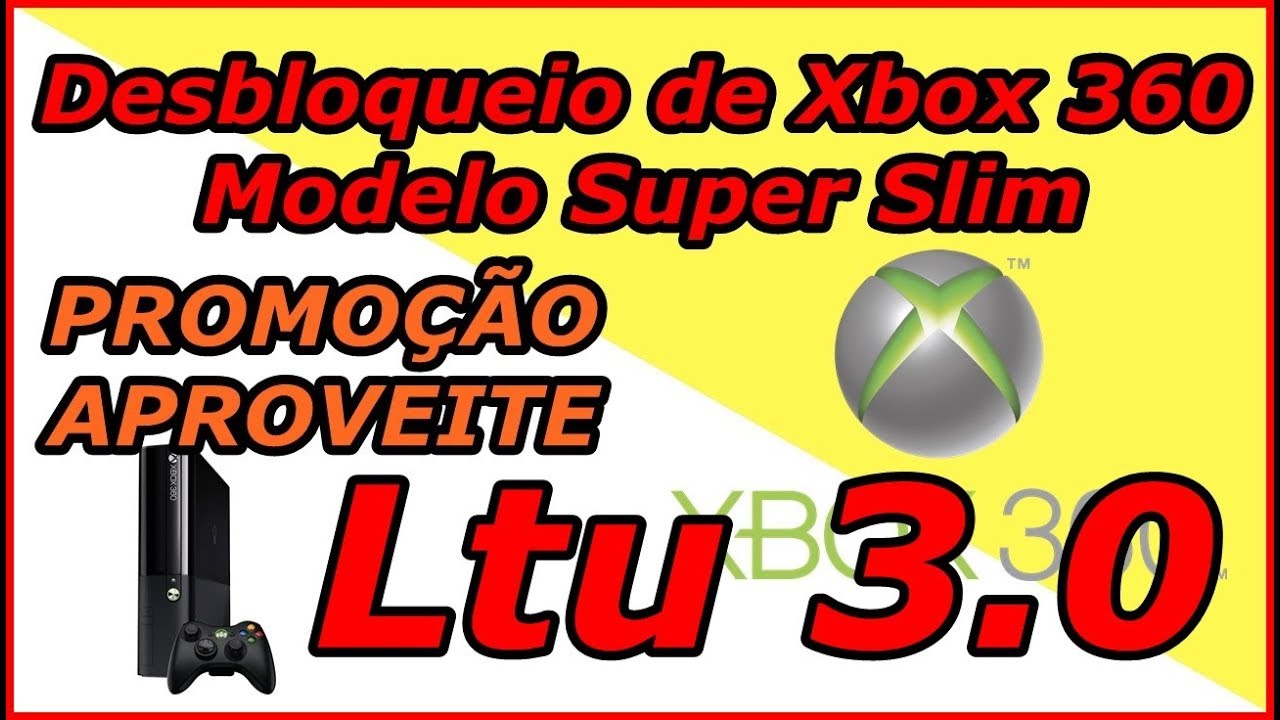 Xbox 360 Super Slim como Destravar Ltu Para Jogar Online