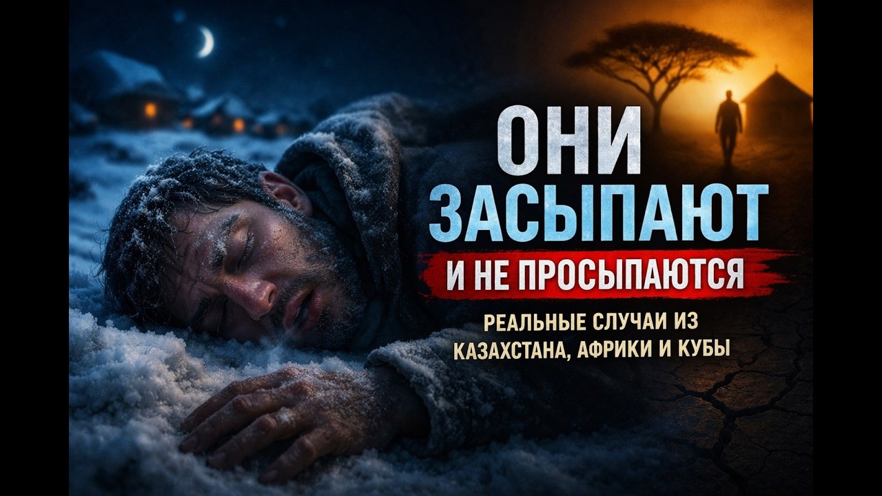 Почему люди там засыпают? Реальные случаи из Казахстана, Африки и Кубы.
